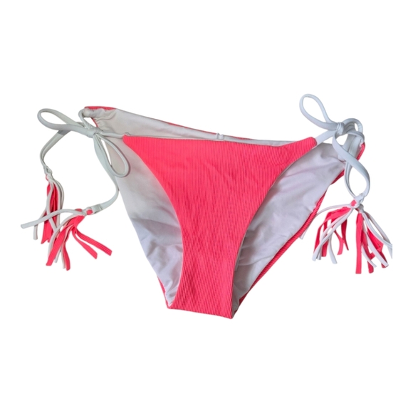 BECCA Coral Tassel Reversuble Bikini Bottom, Small - Picture 4 of 8